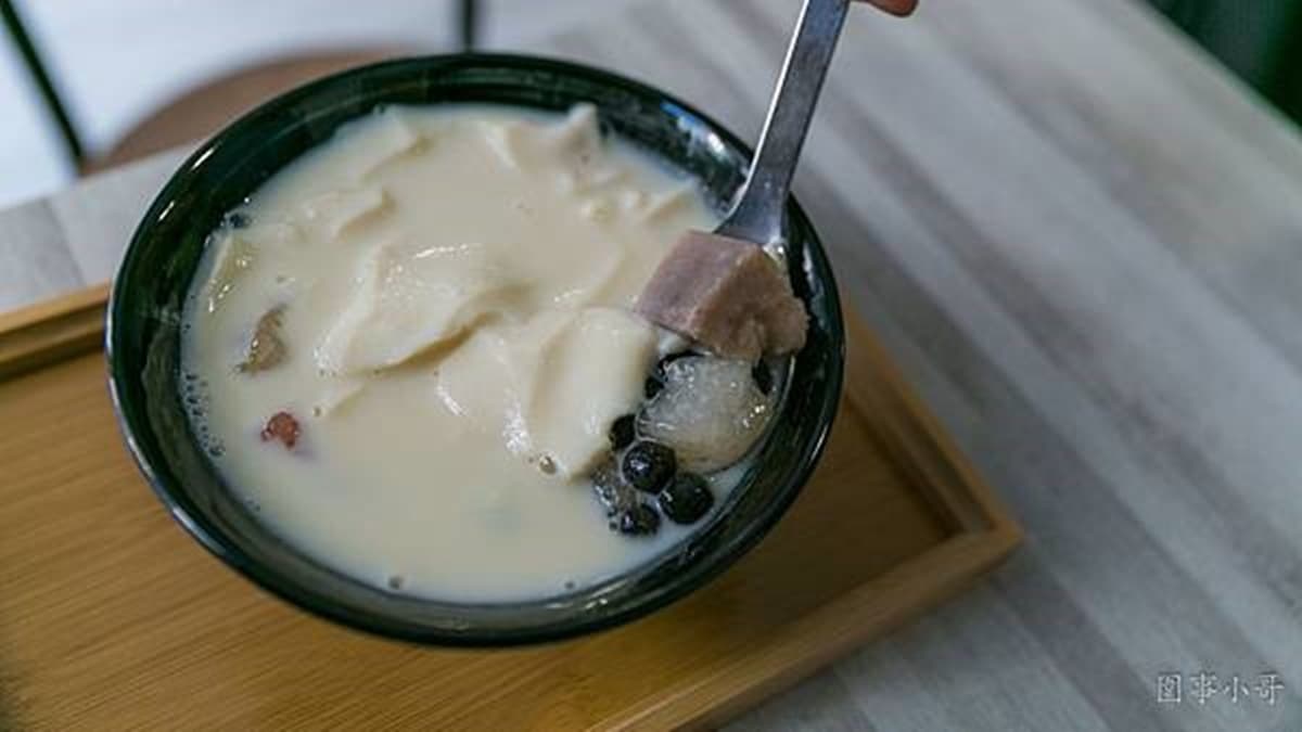 連豆漿都自己煮！桃園天然系甜品必吃鹽滷豆花+脆圓，抹茶冰4種配料只要85元