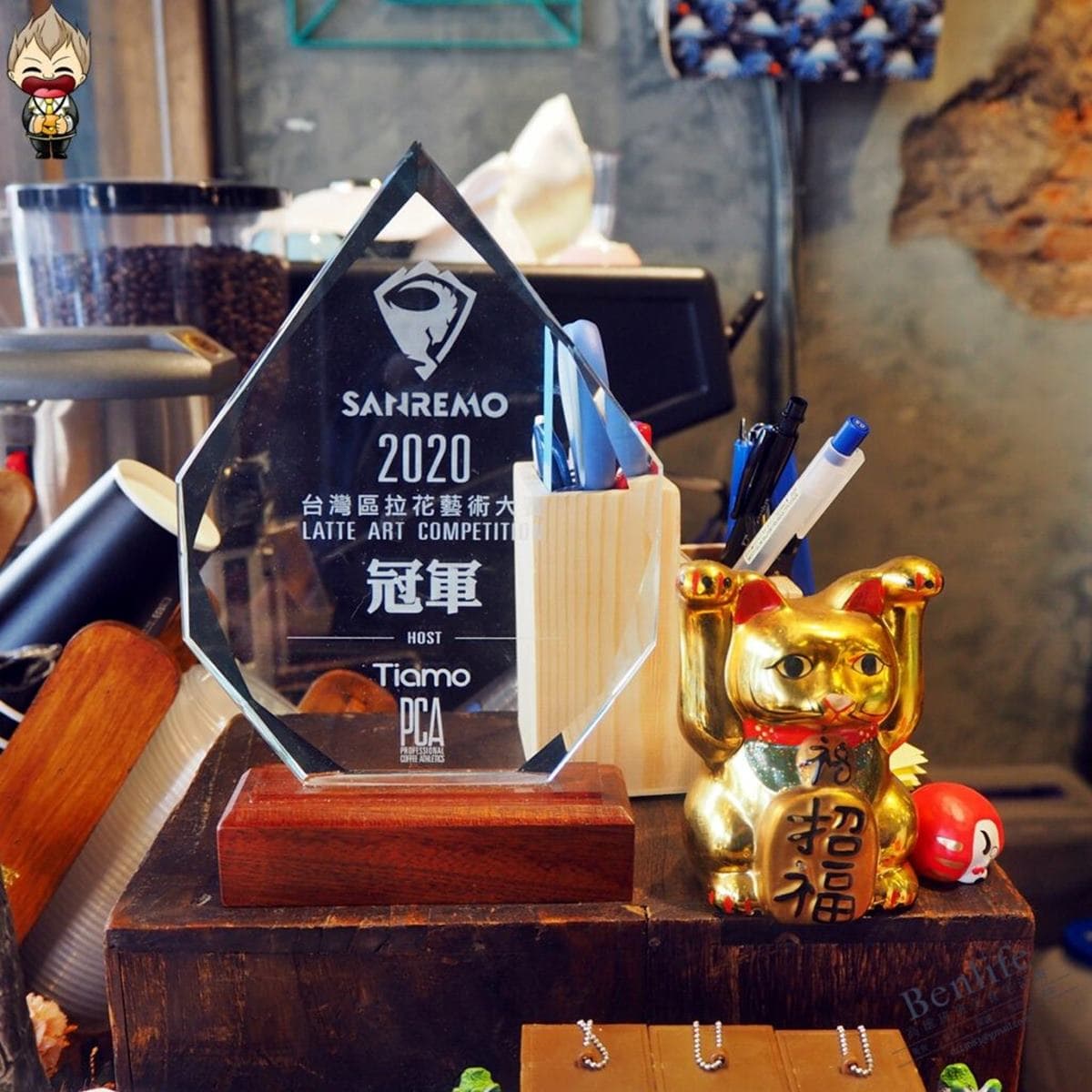 【新開店】日系水水會愛！拉花冠軍隱身高雄老宅咖啡廳，打卡必點浣熊、羊咩咩拿鐵