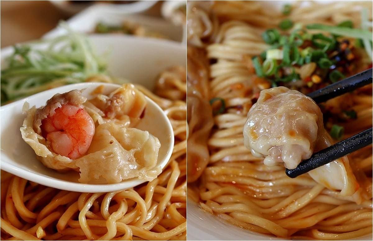 新竹紅到台中！平價銷魂乾拌麵必點鮮蝦炒手燃麵、口水雞，「炙燒煎餃」這間店才吃得到