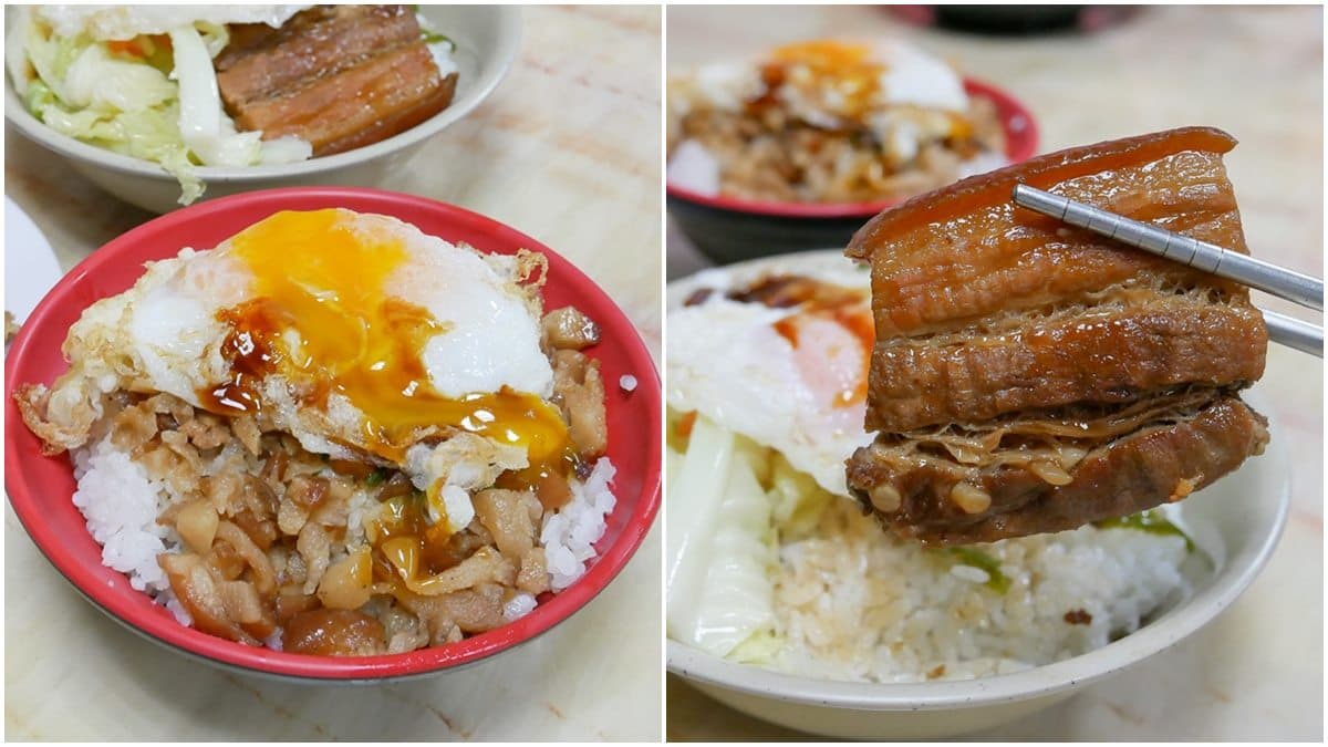 早上６點就排隊！人氣滷肉飯搭邪惡「半熟蛋」更對味，單點爌肉飯還送你３樣配菜