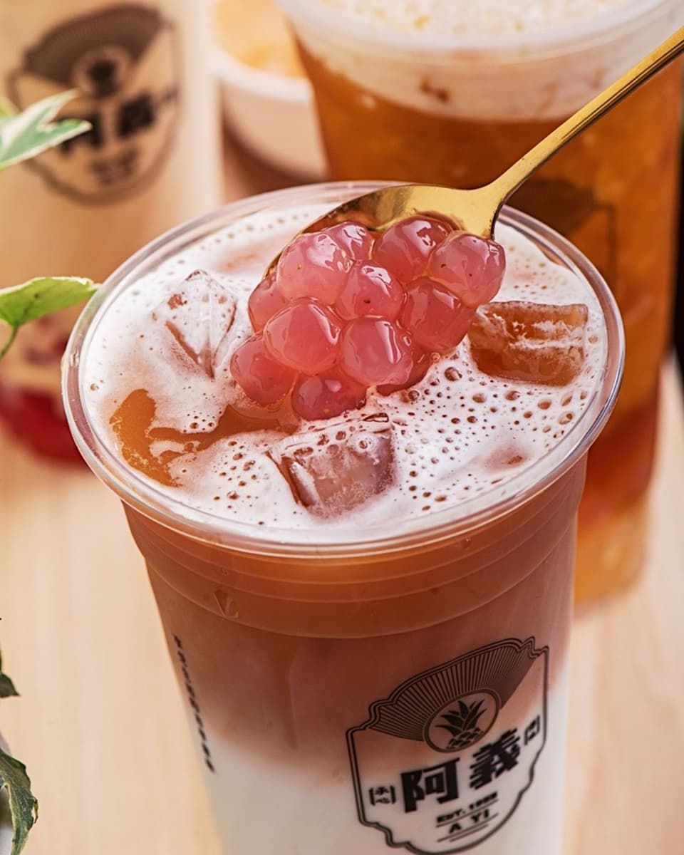 【新開店】古早味鳳梨冰手搖飲名店來台南！12種彩色珍珠美翻，竟然還有辣椒口味