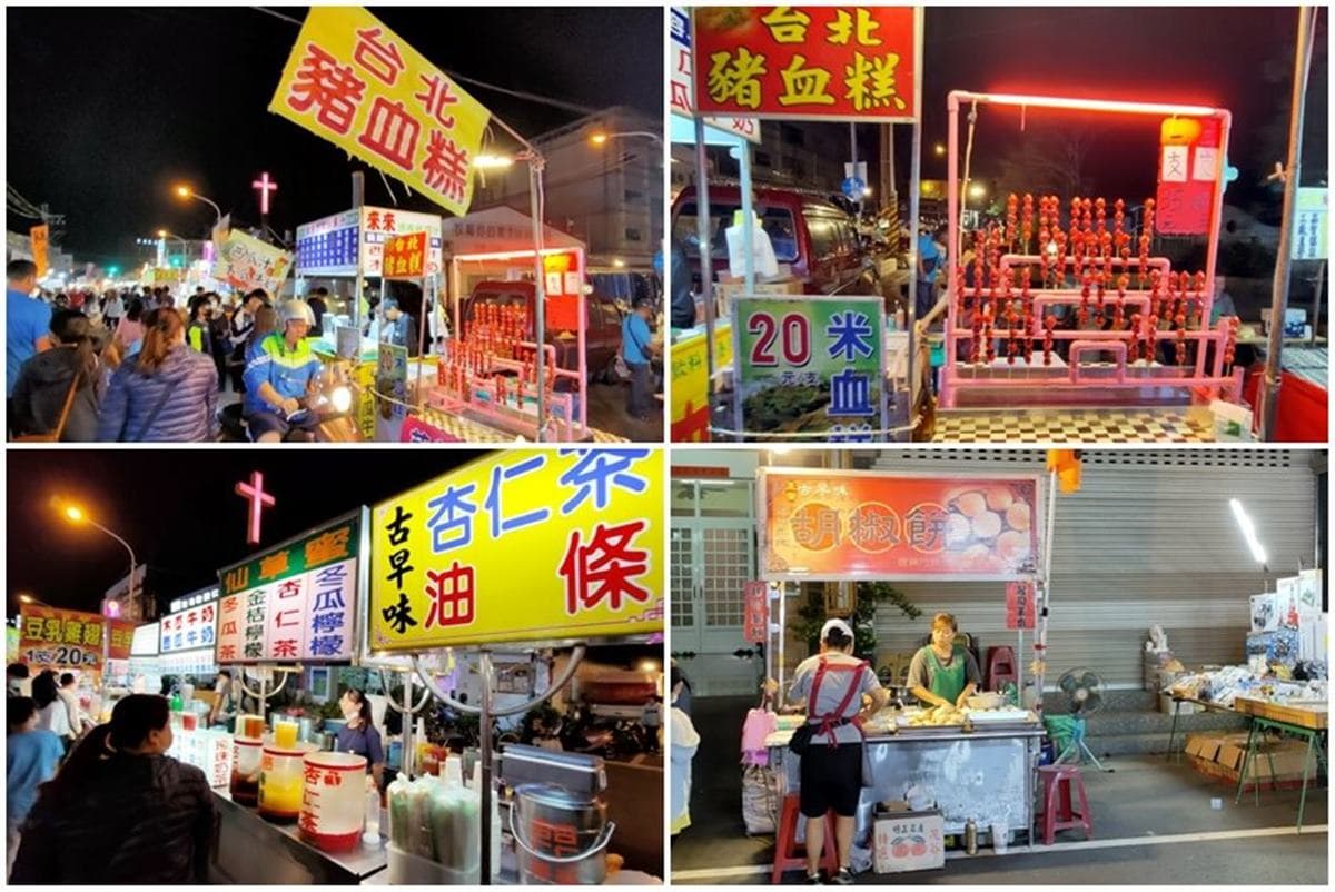 １秒回到童年！東港夜市好玩又好吃：轉輪盤叭噗、骰子打香腸、巨型戳戳樂