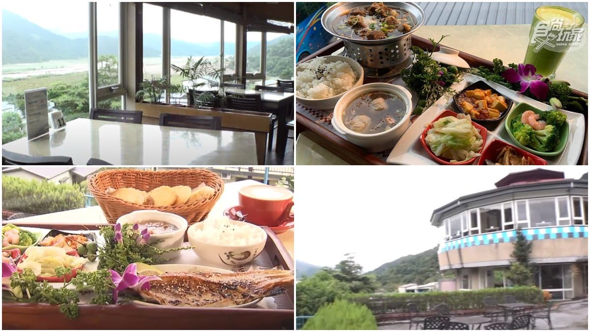 全台唯一！宜蘭水力旋轉餐廳360度賞蘭陽溪美景，必點現烤山泉水養殖鱒魚超鮮嫩