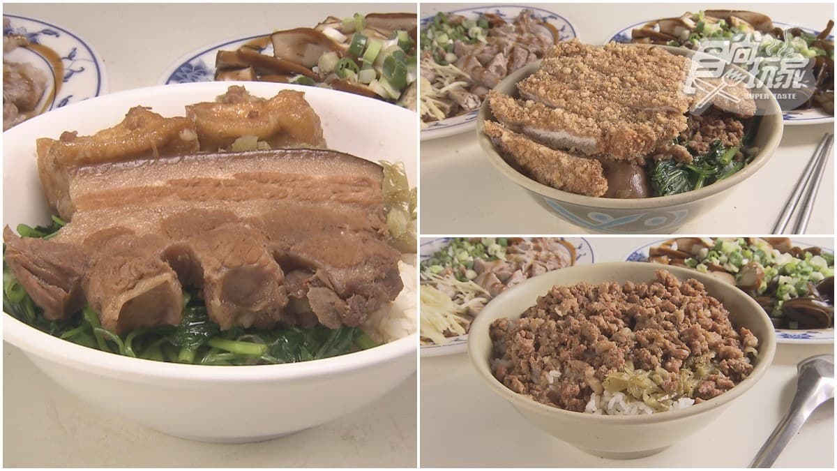 通通銅板價！彰化高CP值焢肉飯、排骨飯只要50元，35元滷肉飯比臉還大碗