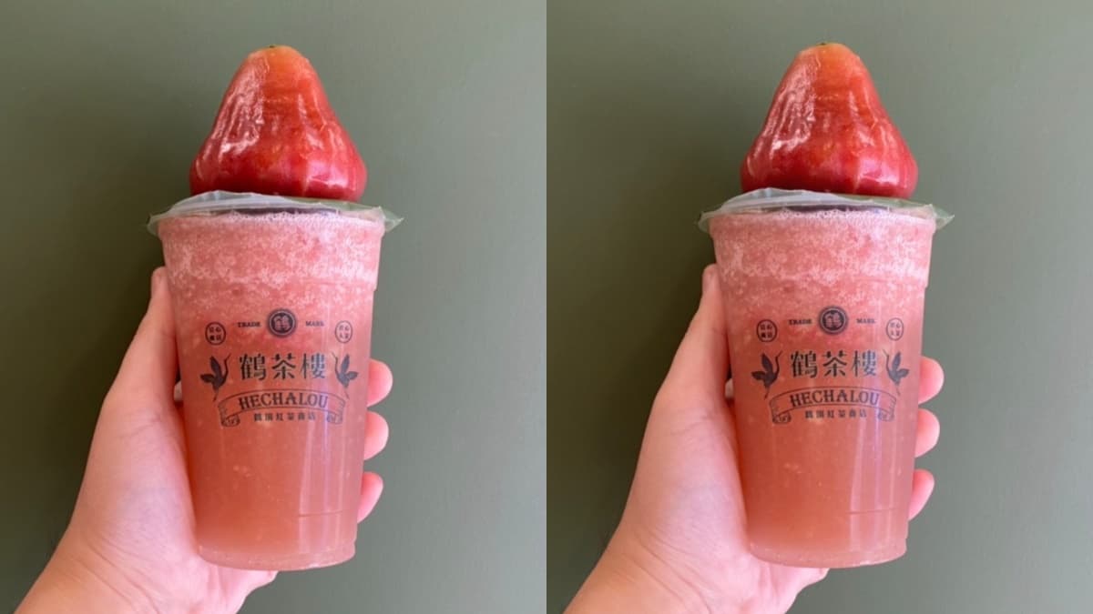 蓮霧挑戰入手搖飲！鶴茶樓推話題新品「蓮霧蘭香綠茶」，這天「買一送一」快來try