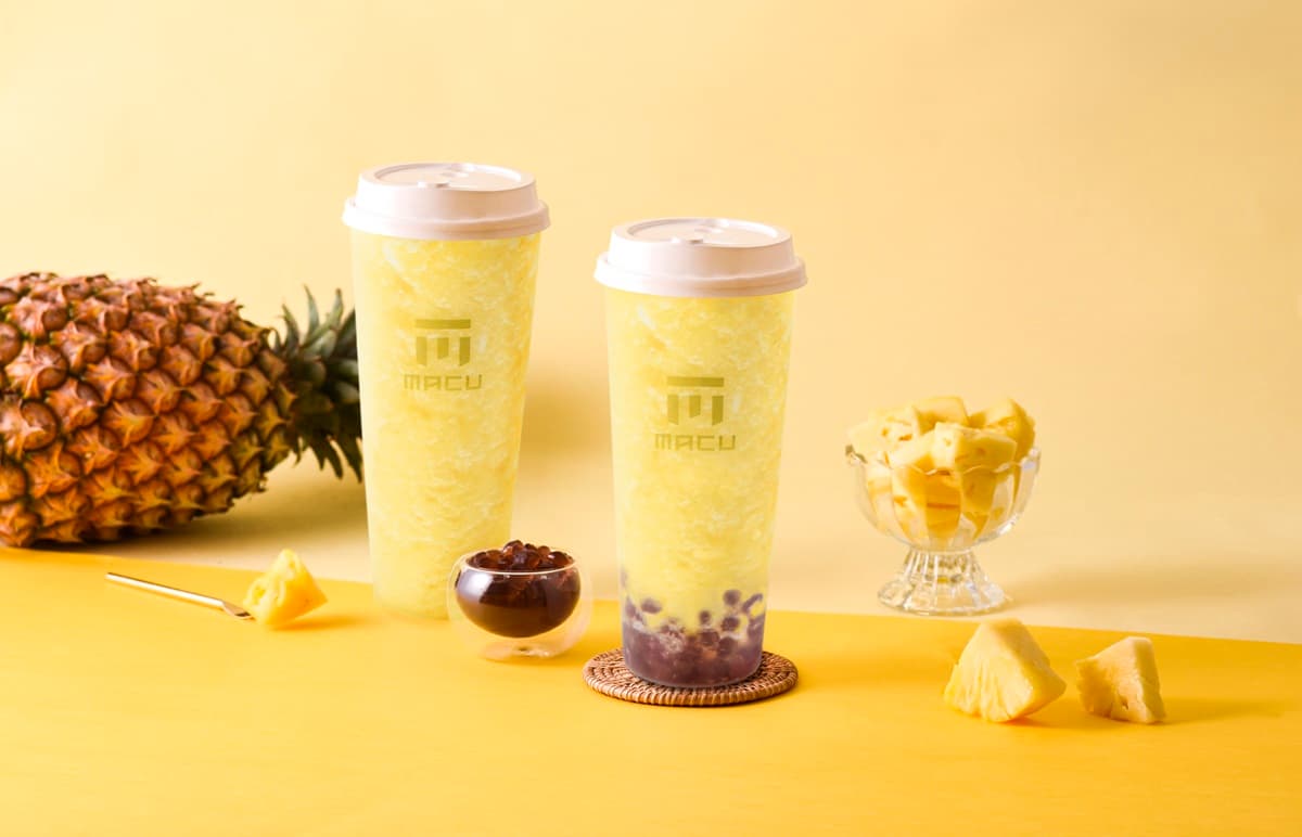 麻古茶坊下一波大人氣新品！「金鑽鳳梨+葡萄波波」準備洗版IG，這天起全台喝得到