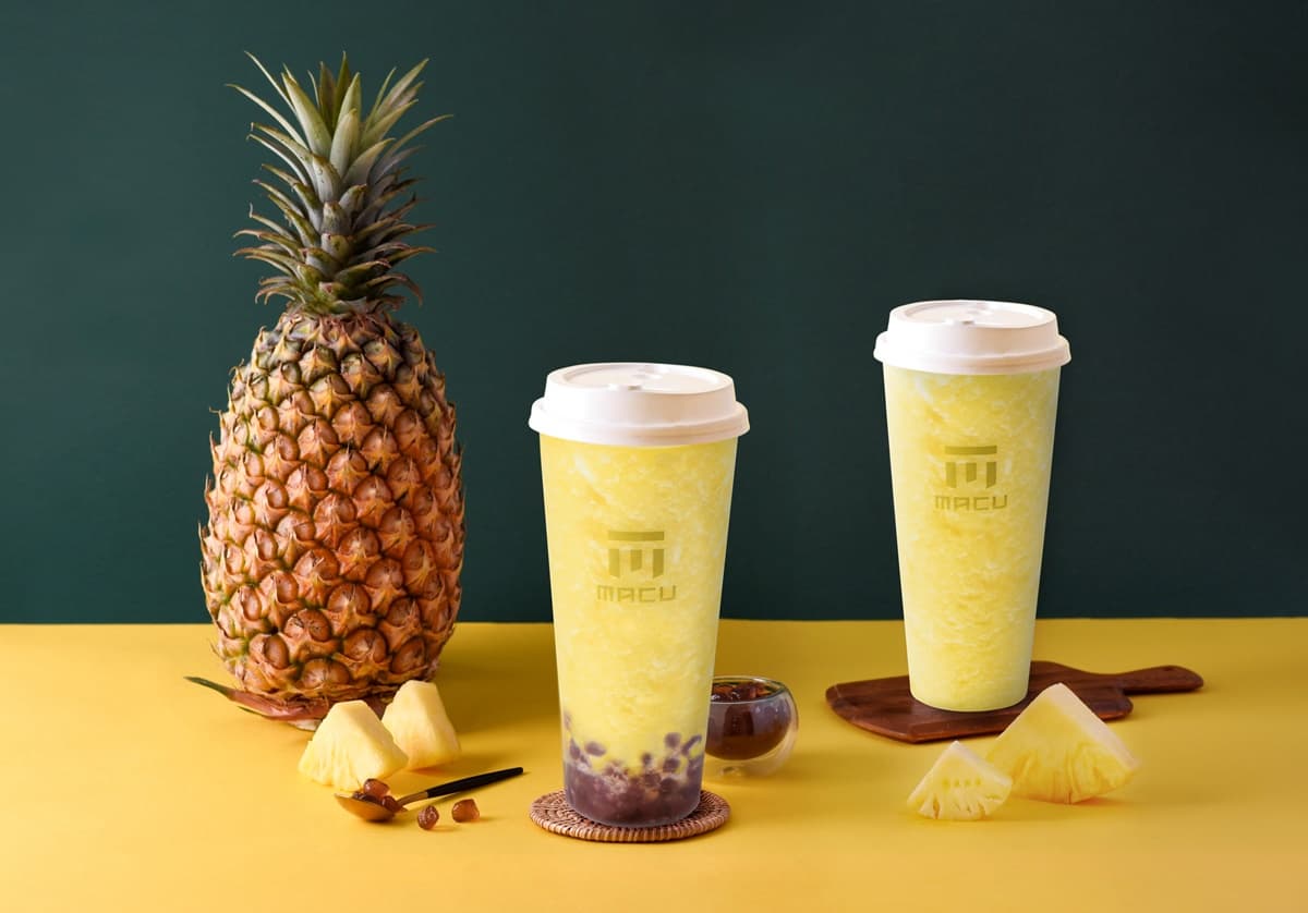 麻古茶坊下一波大人氣新品！「金鑽鳳梨+葡萄波波」準備洗版IG，這天起全台喝得到