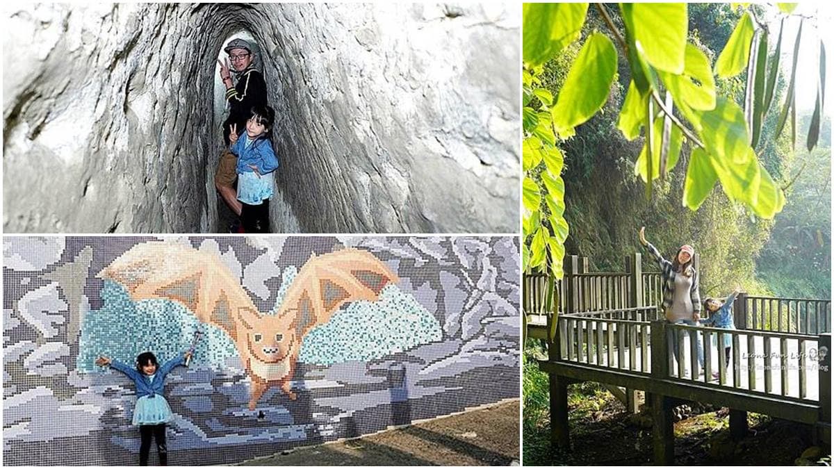 帶小孩來探險！打卡台中超神祕「蝙蝠洞」，順遊大吊橋還可踏青走步道