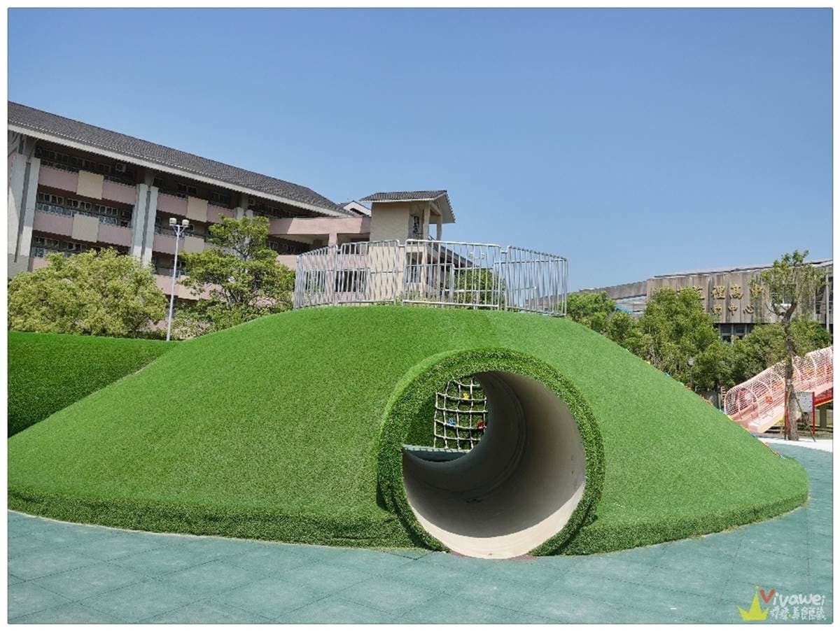 最新免費親子景點！全台首座「農舍煙囪」溜滑梯、超Q斗笠攀爬網，５到12歲都玩嗨