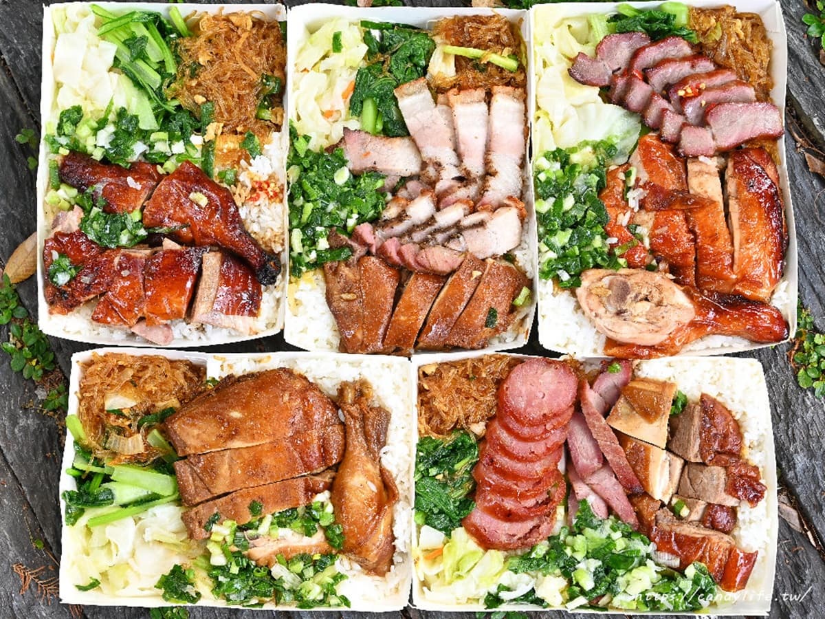 台中人口袋名單！超狂燒臘便當料滿到很難蓋，銷魂鴨腿飯10分鐘搶光