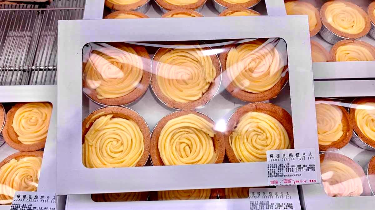 甜點控注意！好市多「檸檬乳酪塔」新上架，酥脆塔皮＋酸甜檸檬乳酪餡太犯規