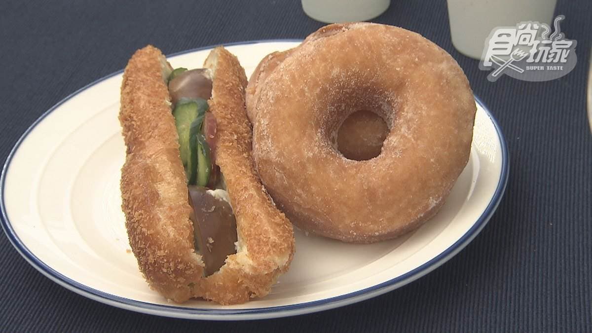 除了三明治以外，店家也有販售甜甜圈。