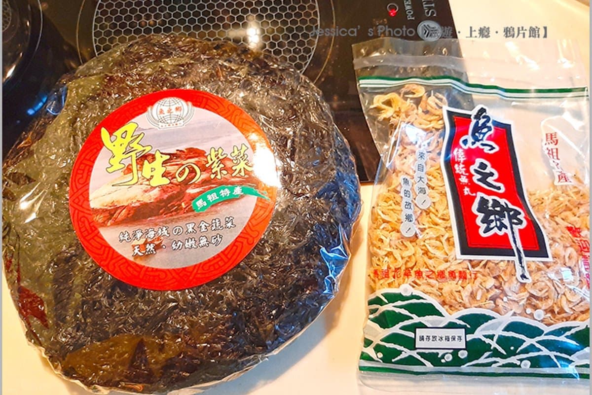 馬祖特產必收！手工「魚麵」軟Q還吃得到海味，餅狀「手洗紫菜」料理超方便
