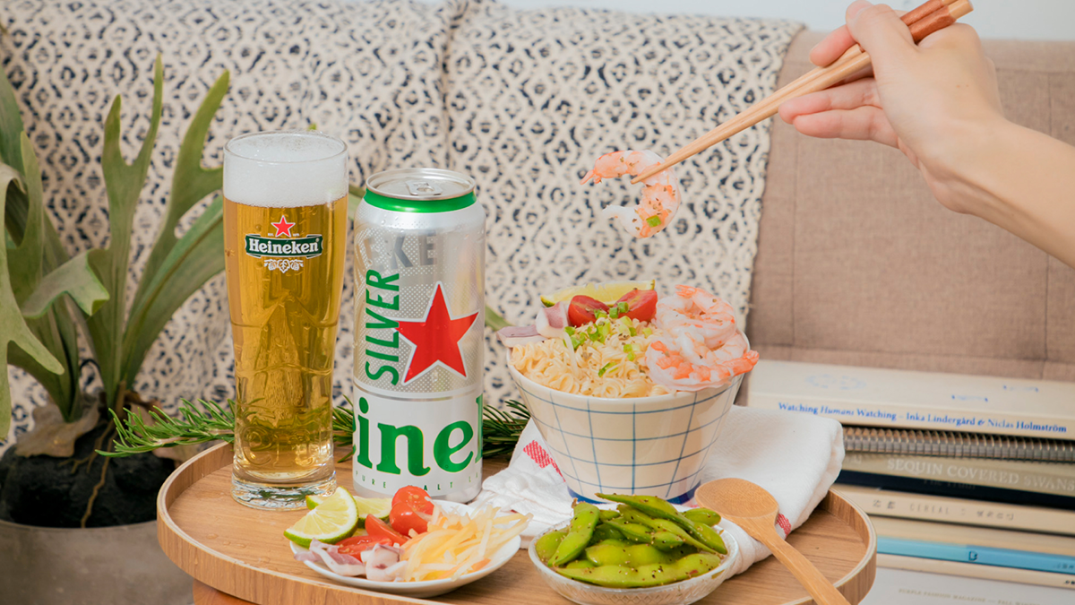 居家防疫餐點有創意！餐桌變身餐酒館，就靠海尼根Silver