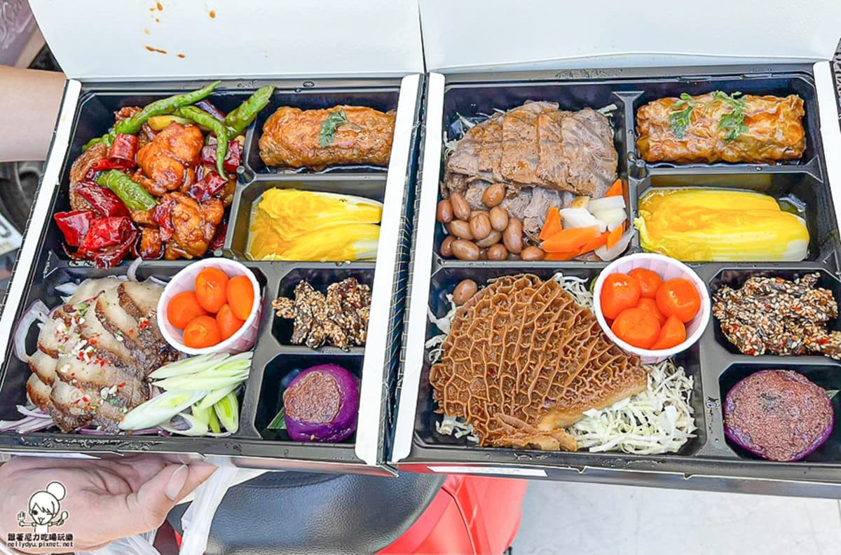 用料不手軟！港點餐廳推４款澎派雙主菜便當，大菜左宗棠雞、枸杞藥膳蝦都吃得到