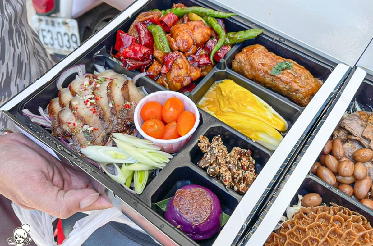 用料不手軟！港點餐廳推４款澎派雙主菜便當，大菜左宗棠雞、枸杞藥膳蝦都吃得到