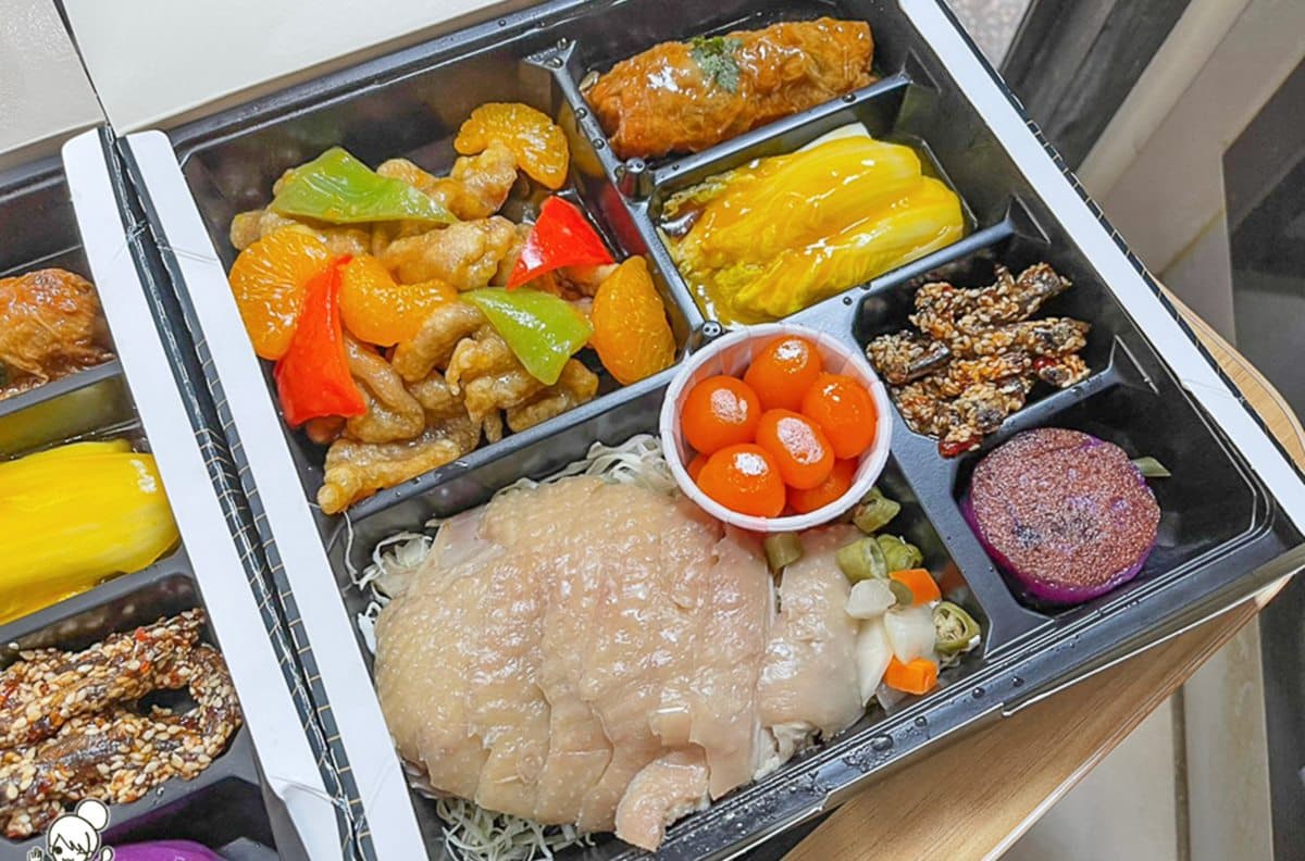 用料不手軟！港點餐廳推４款澎派雙主菜便當，大菜左宗棠雞、枸杞藥膳蝦都吃得到