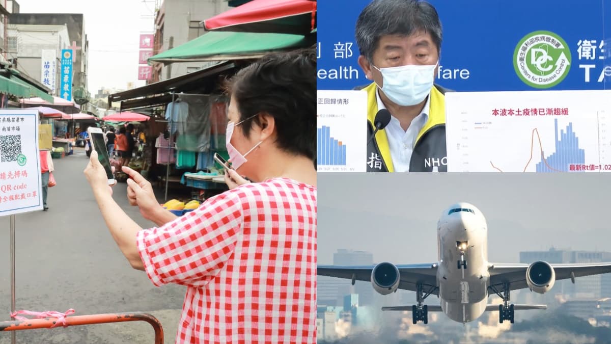 三級警戒有效！校正回歸73例「再下降」，全台市場分流縣市一覽、飛離島５機場設篩檢站