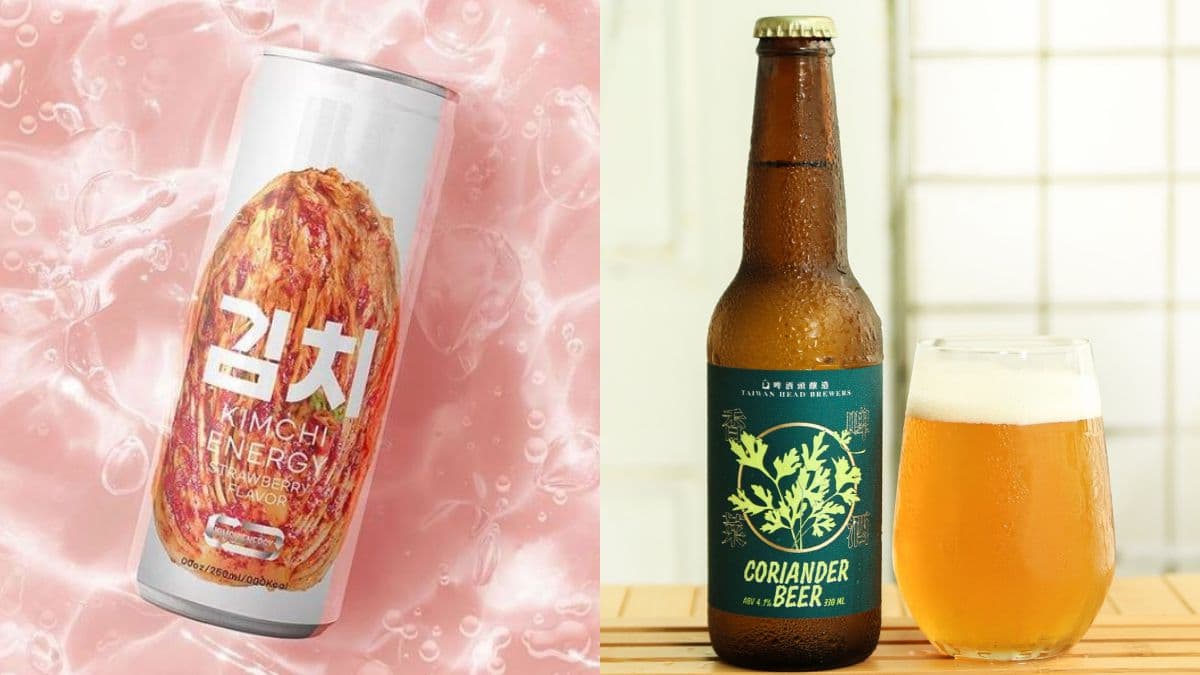挑戰味覺極限！台、韓推超狂２飲品，「香菜啤酒」最搭豬血糕、「泡菜能量飲」有加草莓