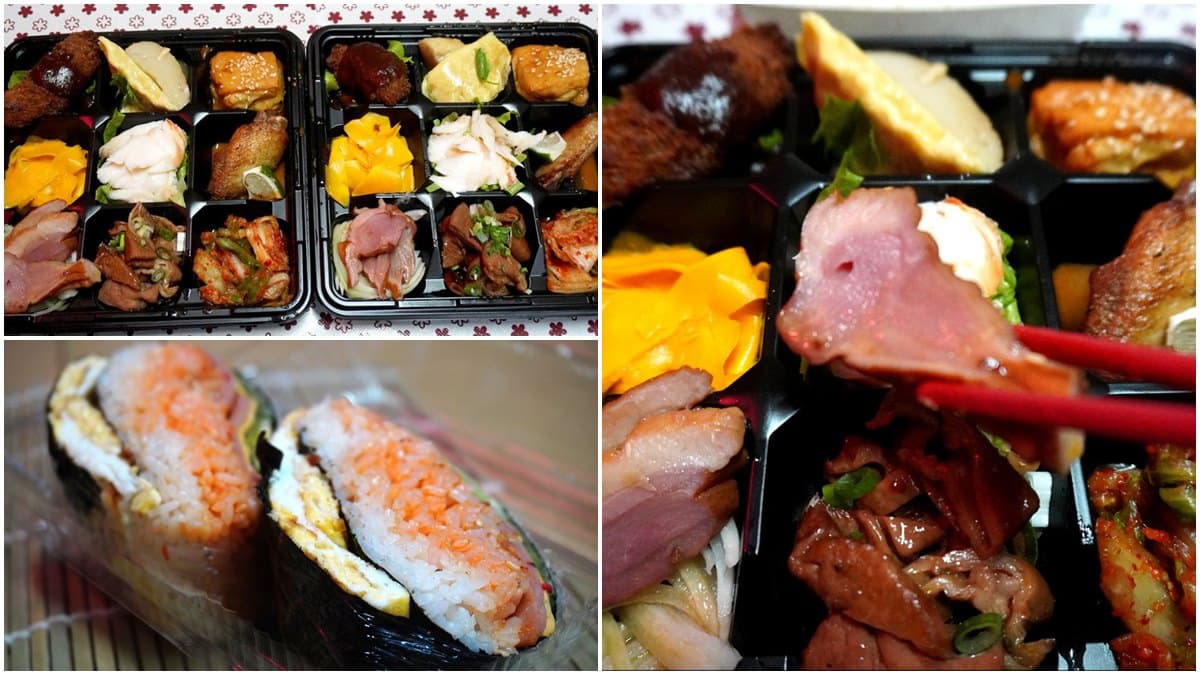菜色每天換！韓式餐廳推「九宮格無菜單便當」只要180元，泡菜午餐肉「摺疊飯糰」口感超豐富