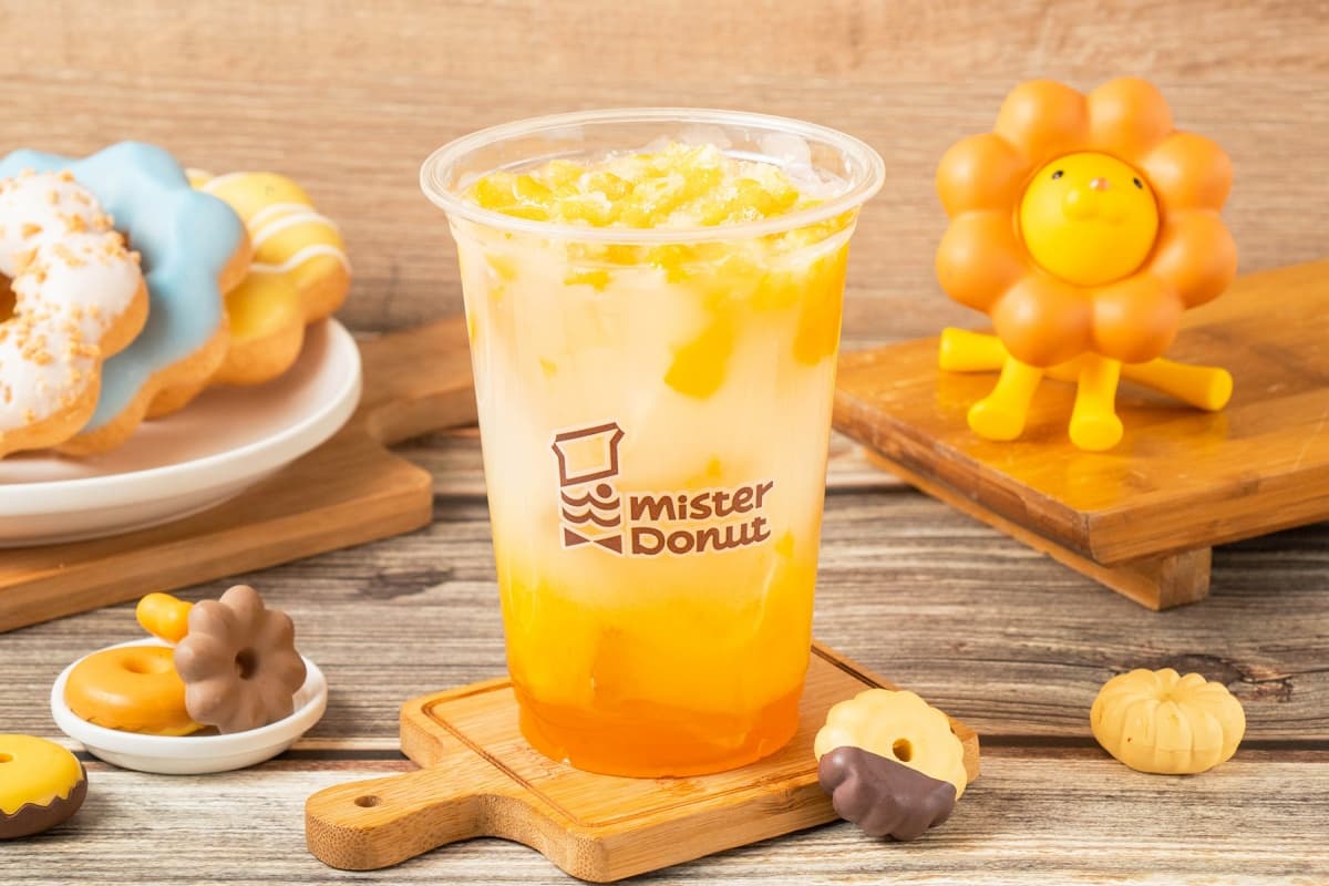 甜點控淪陷！Mister Donut推「貓貓蟲咖波」甜甜圈＋周邊，「咖波靠枕、冰霸杯」必收