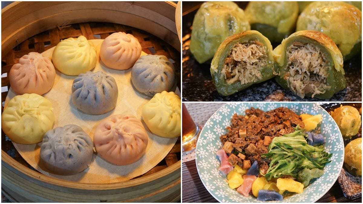 網美也愛!蔬食餐廳「防疫箱」打卡必吃彩色酸菜包、麵疙瘩,草仔粿變身超萌客家小漢堡