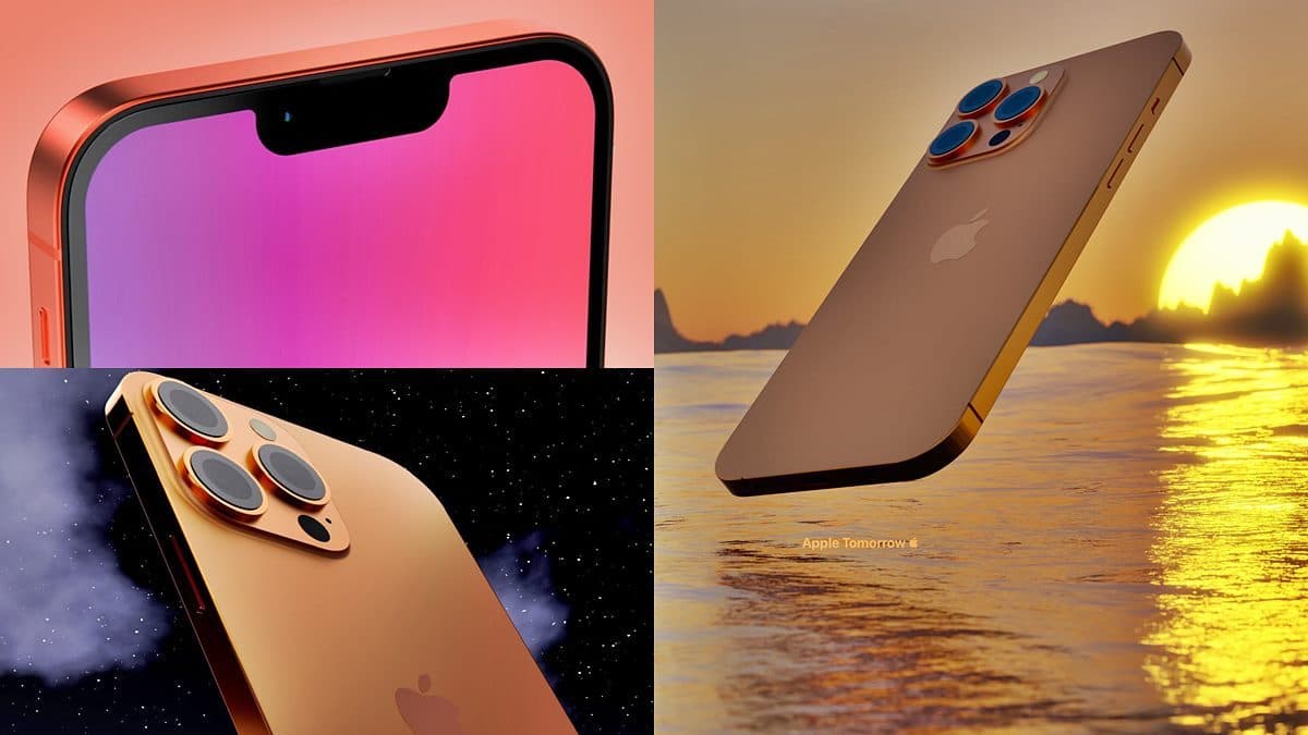 超美iPhone 13「日暮金」曝光！取代太平洋藍成重點色，搭配小瀏海手機將亮相