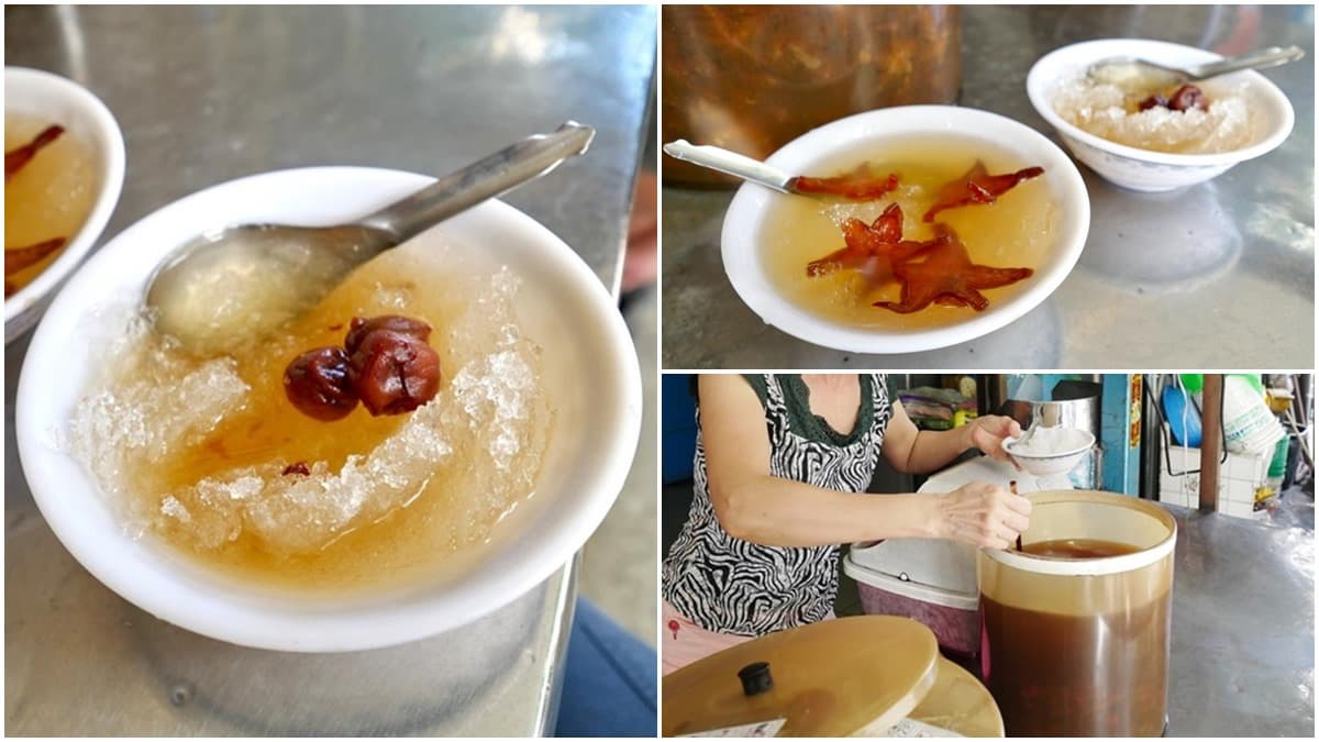 超過一甲子！「古早味楊桃冰」１碗只要30元，加５元還吃得到軟Q「菜燕」