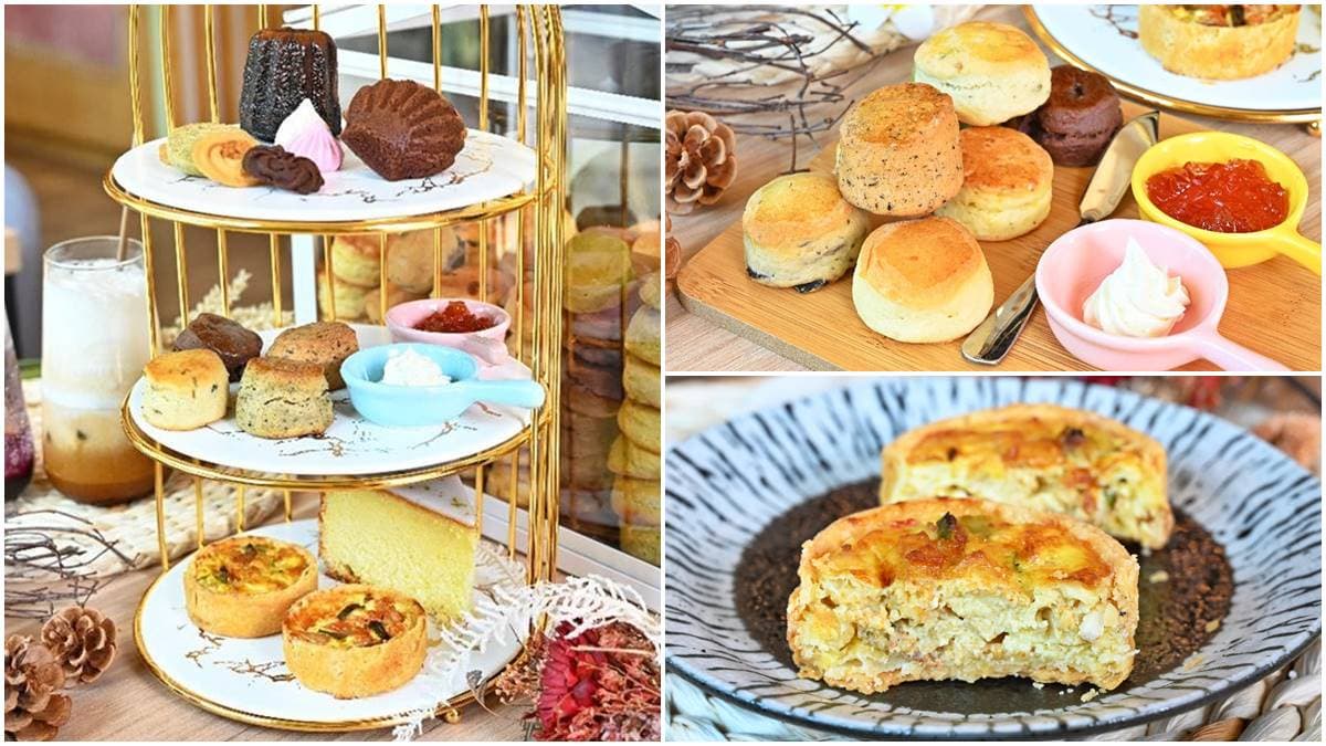１顆只要10元！「手作司康」先嗑濃郁泰奶、抹茶口味，鹹點必嘗「金沙豆腐派」