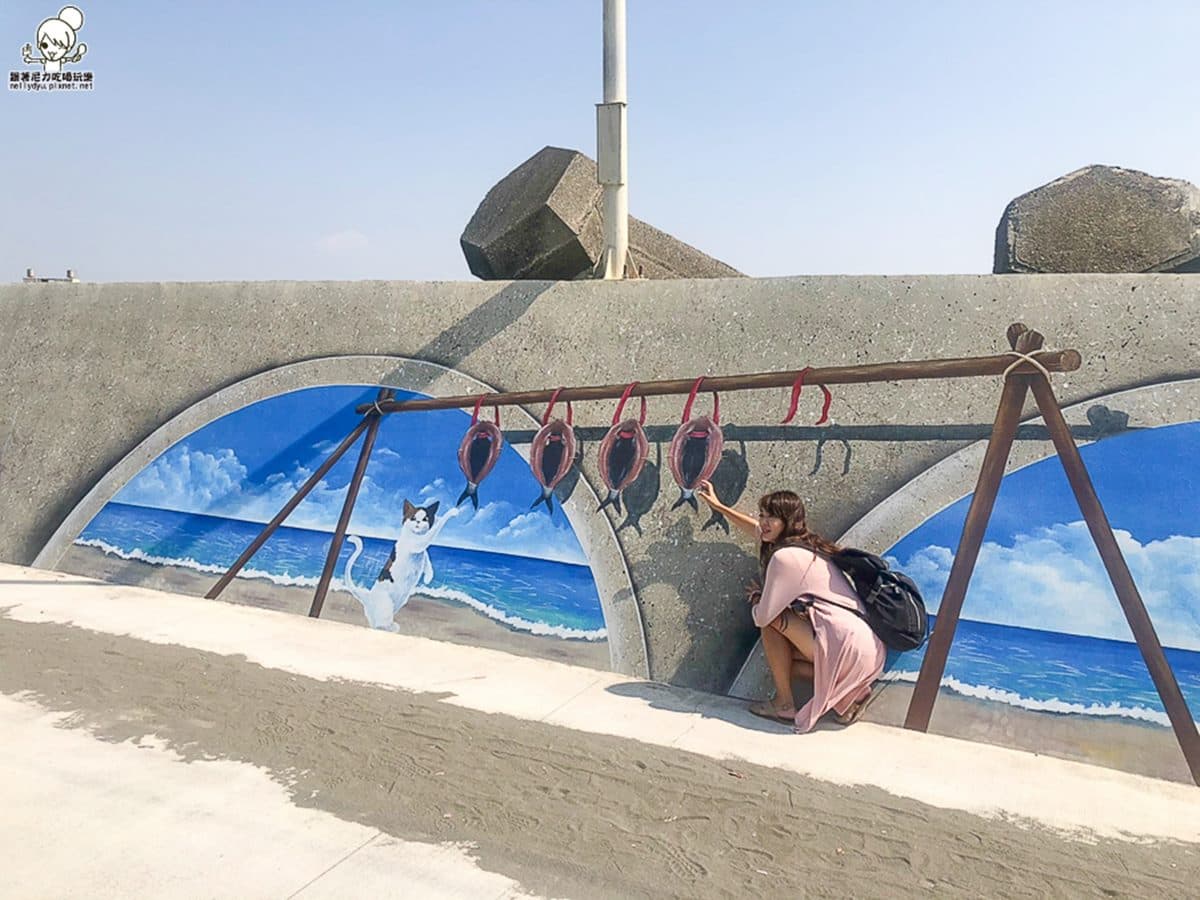看海好去處！IG必拍浪漫親水河道、3D彩繪海堤，「神射手」主題公園免費放閃打卡