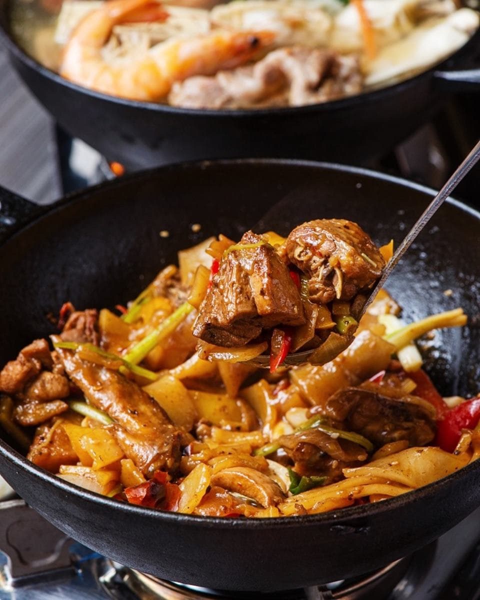 １人也能吃！老字號石頭火鍋爽嗑厚實「珍饡黑豬片」，隱藏新菜「花雕乾鍋」香辣超下飯