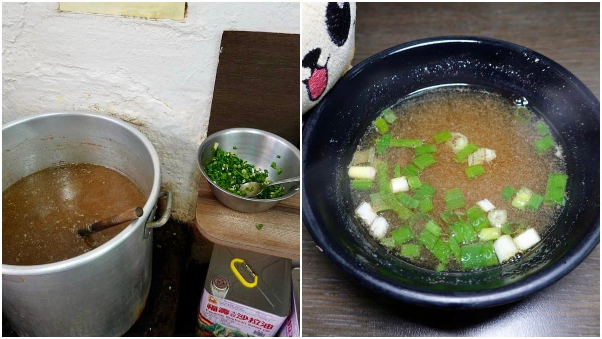 文大學生必嗑！大分量「牛肉拌麵」有濃郁蒜蓉香，還能免費喝鮮甜「豬骨湯」