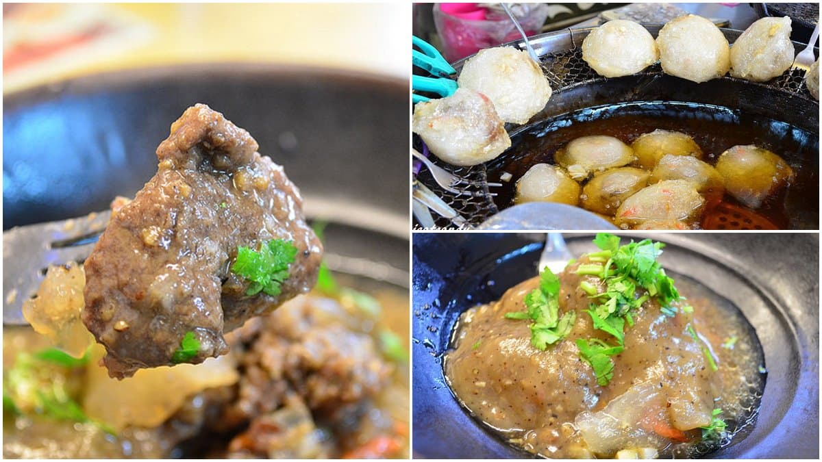超有哏！彰化「肉圓包牛排」淋黑胡椒醬像在吃西餐，再搭祕方辣醬最對味