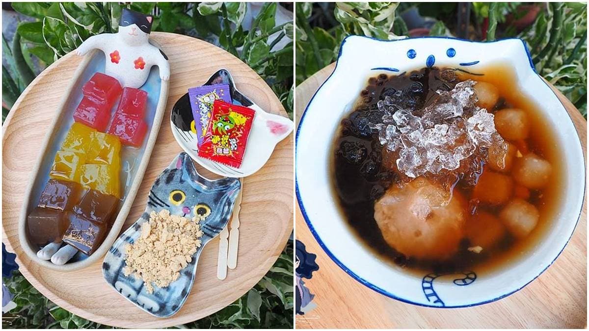 【新開店】IG打卡桃園豆花店！天然３色粉粿超吸睛，芋頭控必點蜜芋泥豆花