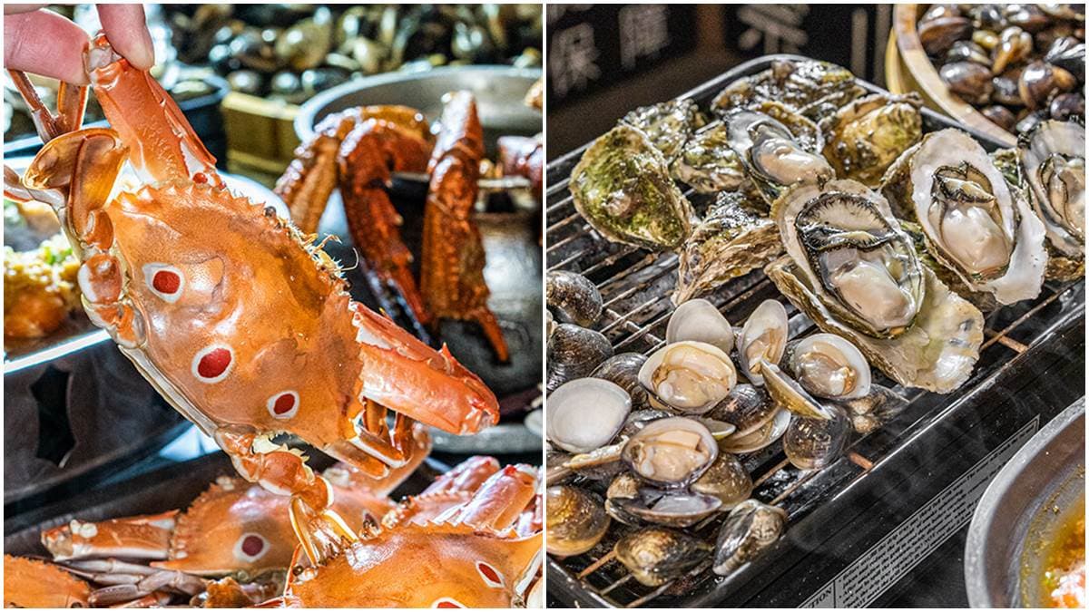 秋天吃正肥美！全台８家超值澎派海鮮：大閘蟹買一送一、蛤蜊199元吃到飽