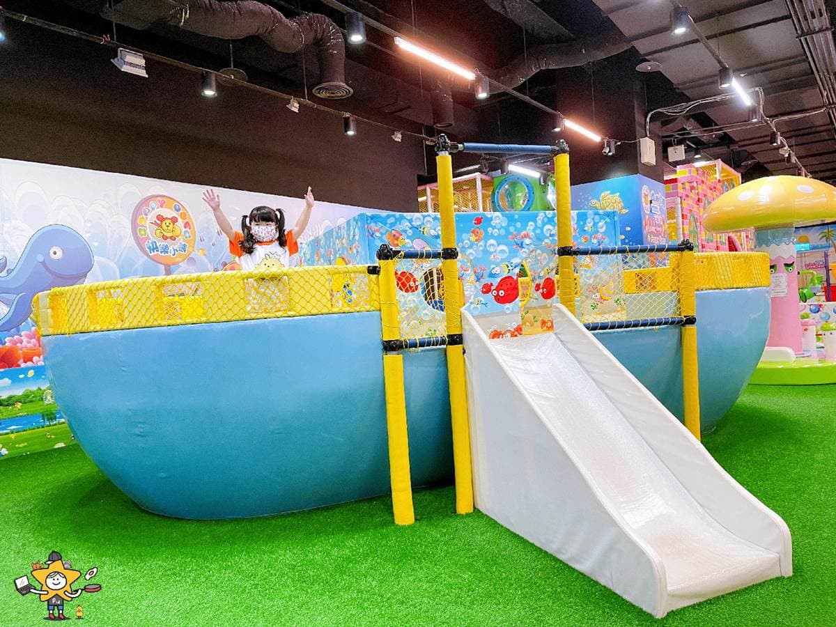 １票玩一整天！新北｢親子樂園」有馬卡龍色大積木，還能爽玩旋轉飛碟、大滑梯