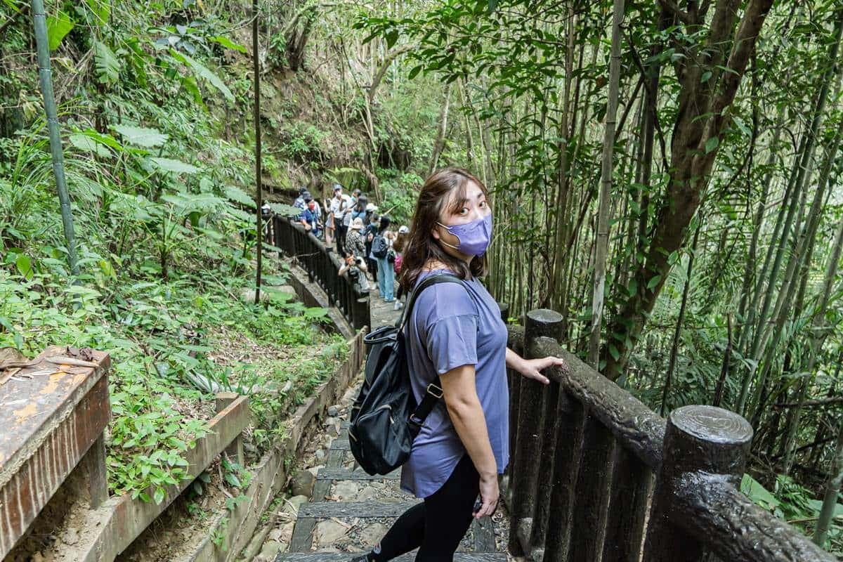 苗栗神祕網美景點！打卡百年水圳古道，美拍「大鳥巢」、純白編織床