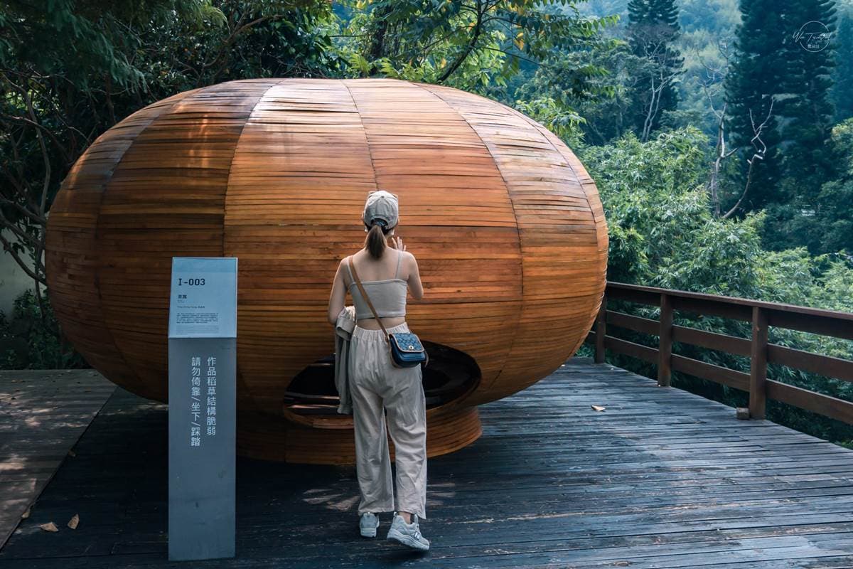 苗栗神祕網美景點！打卡百年水圳古道，美拍「大鳥巢」、純白編織床