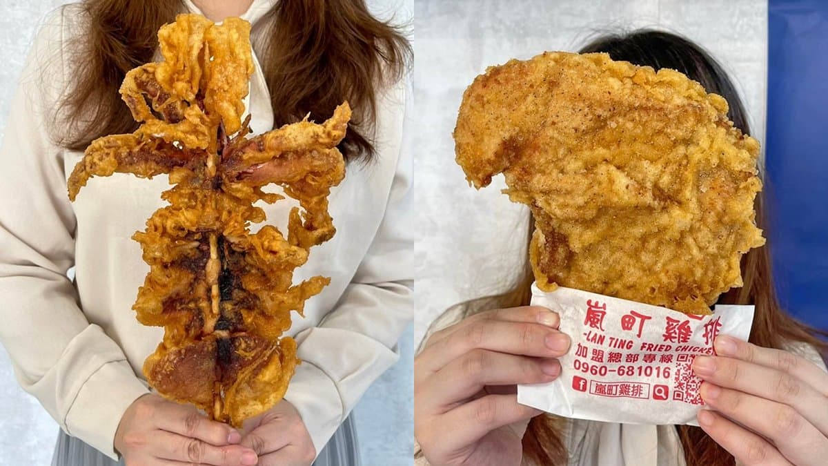 炸物控要收!新竹比臉大「厚切雞排」會爆汁,現炸深海魷魚Size超霸氣