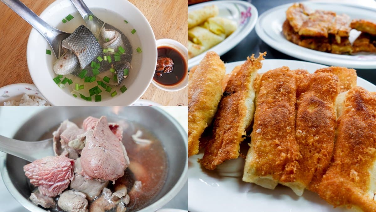 台南人私藏８家在地早餐：３種部位牛肉湯、黃金脆皮鍋貼、「生熟魚皮湯」