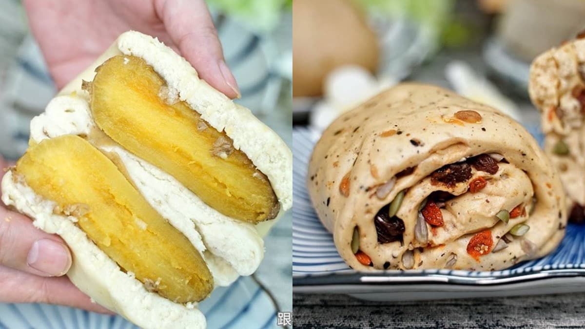 【新開店】新竹「爆料饅頭」包整條地瓜，雜糧捲撒滿堅果、葡萄乾愈嚼愈香