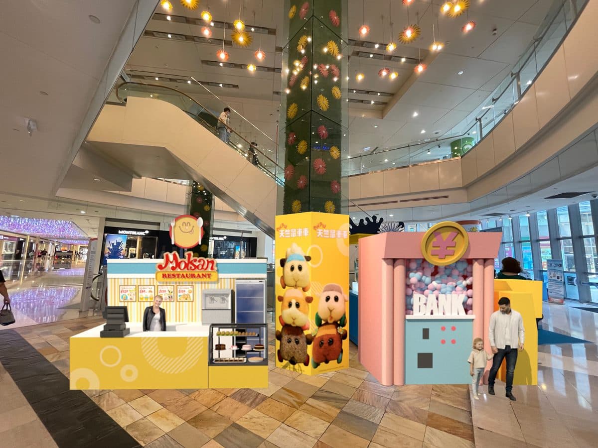 「天竺鼠車車」開進高雄！快閃店必拍３打卡點：巨型扭蛋機、動畫場景商店街