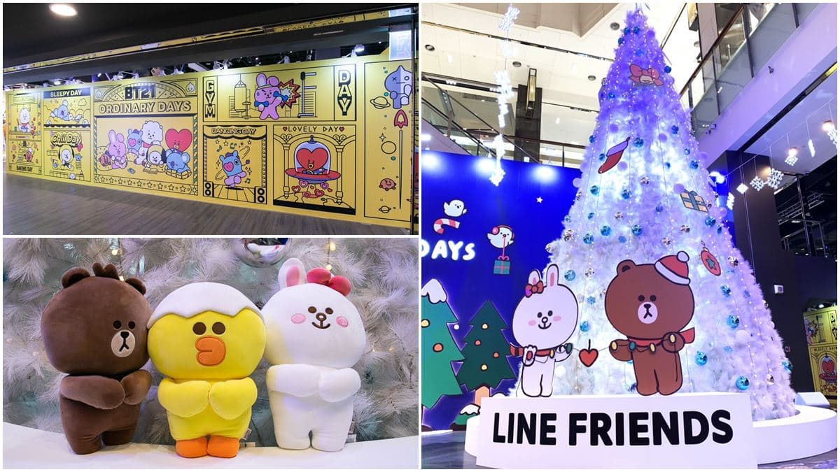 全台首座「熊大兔兔耶誕小鎮」！必拍超萌耶誕樹，還有BT21、莎莉打卡牆