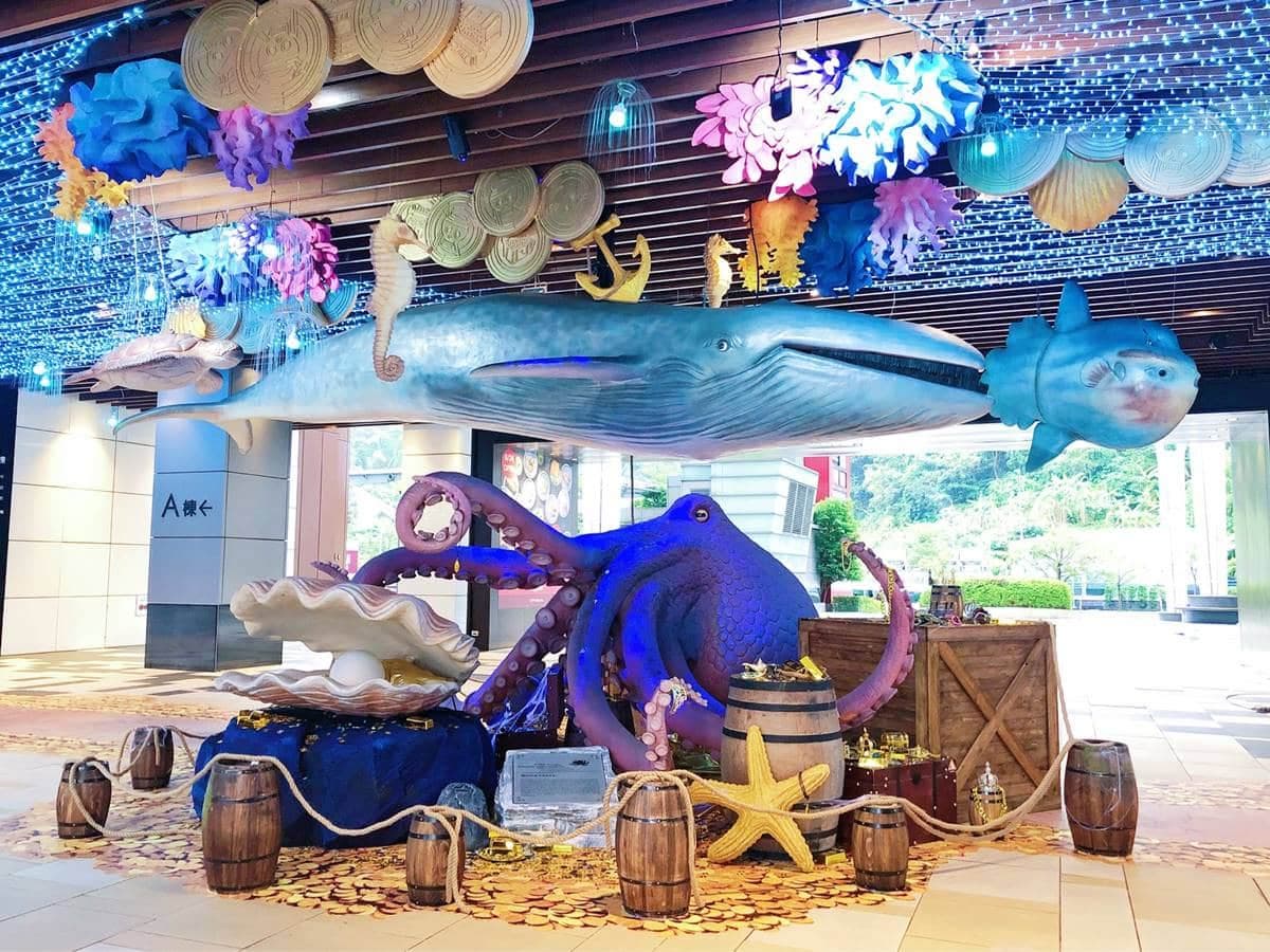 巨型章魚、鯨鯊出沒南港！全台獨創「深海歷險」互動樂園，還有高空暴龍可拍