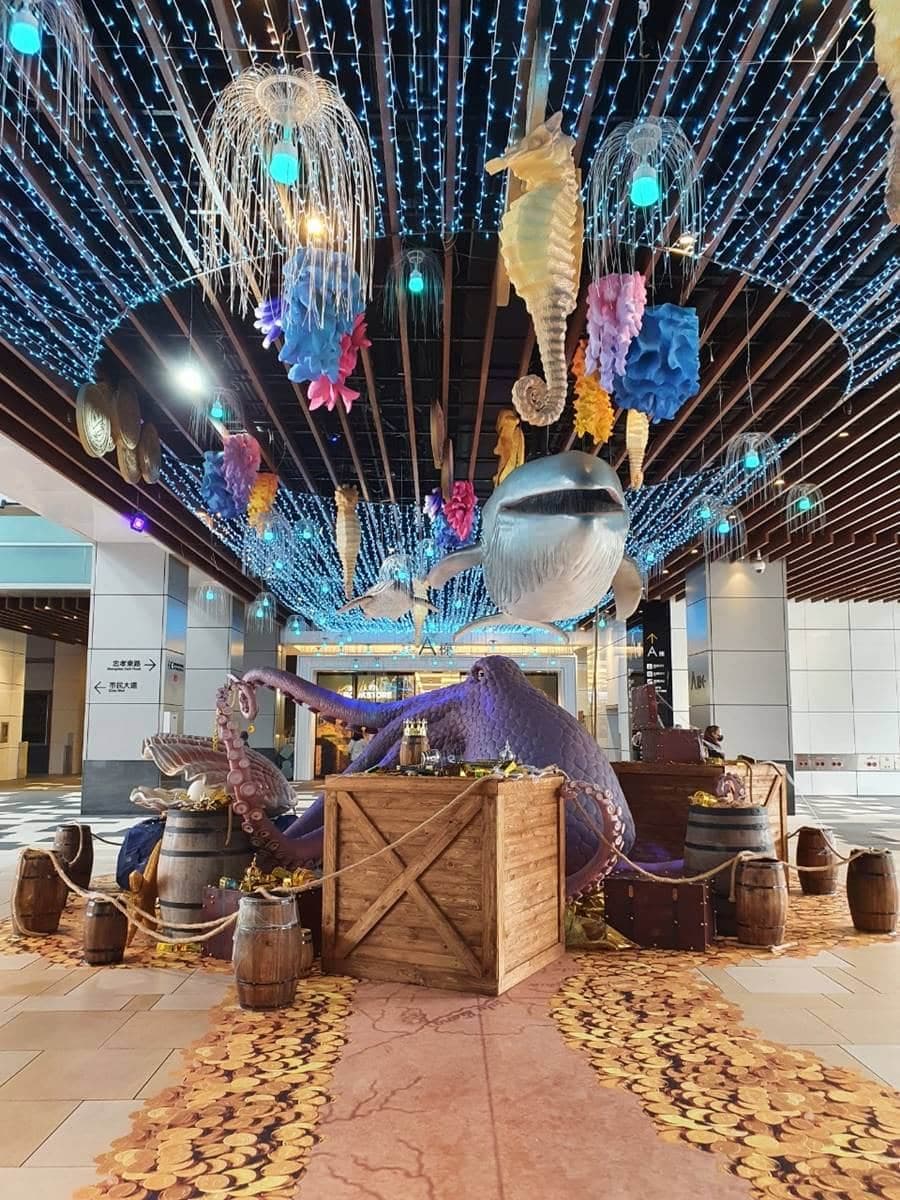 巨型章魚、鯨鯊出沒南港！全台獨創「深海歷險」互動樂園，還有高空暴龍可拍