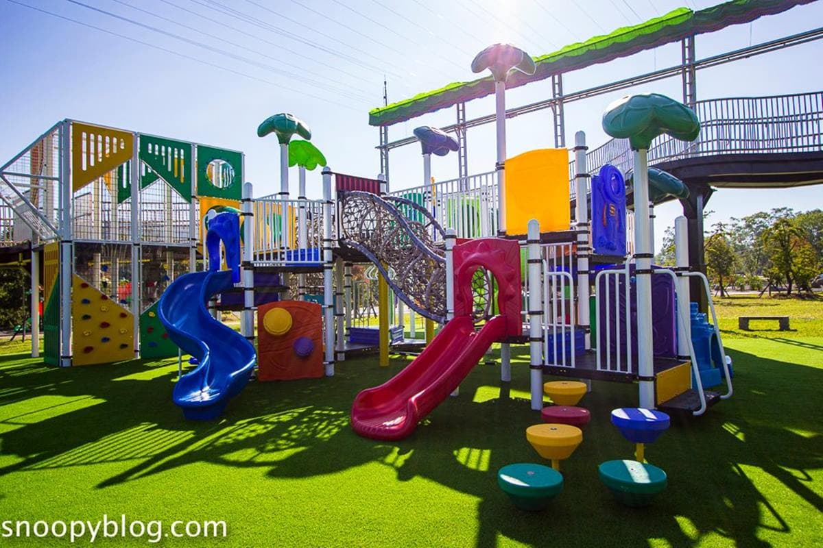 孩子的天堂！南投首座大型「親子生態園區」打卡彩虹溜滑梯，爽玩360度遊具