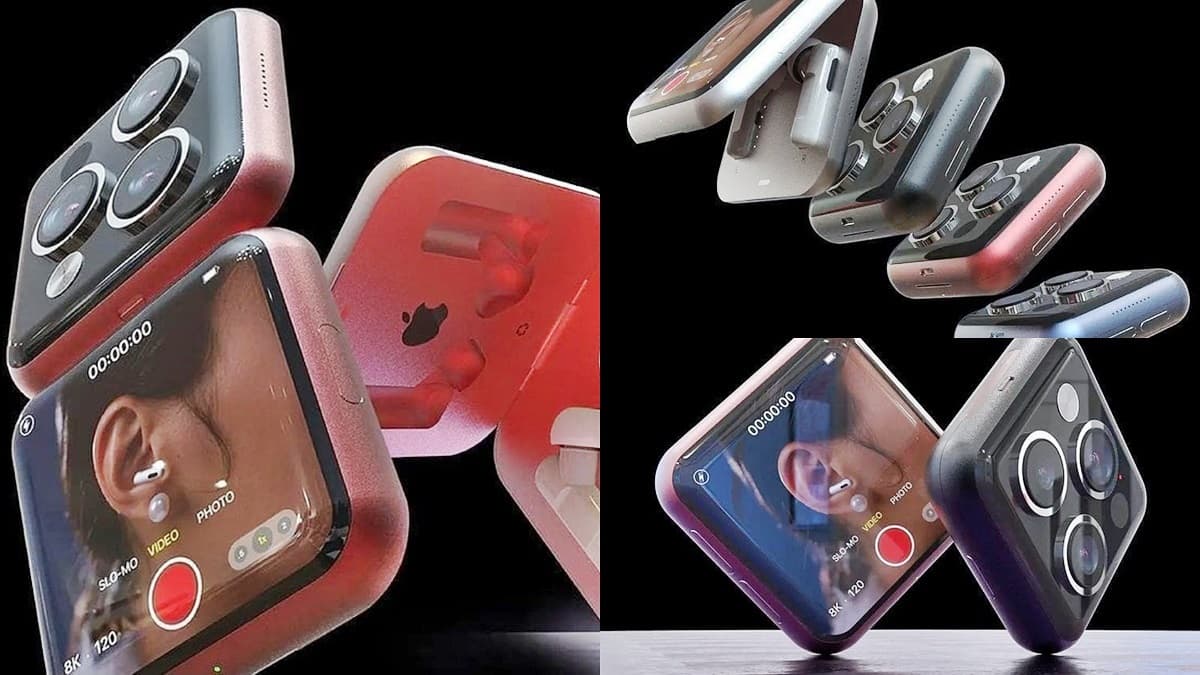 不只iPhone！蘋果最新迷你相機「iPro Cam」，摺疊螢幕可把耳機放進去