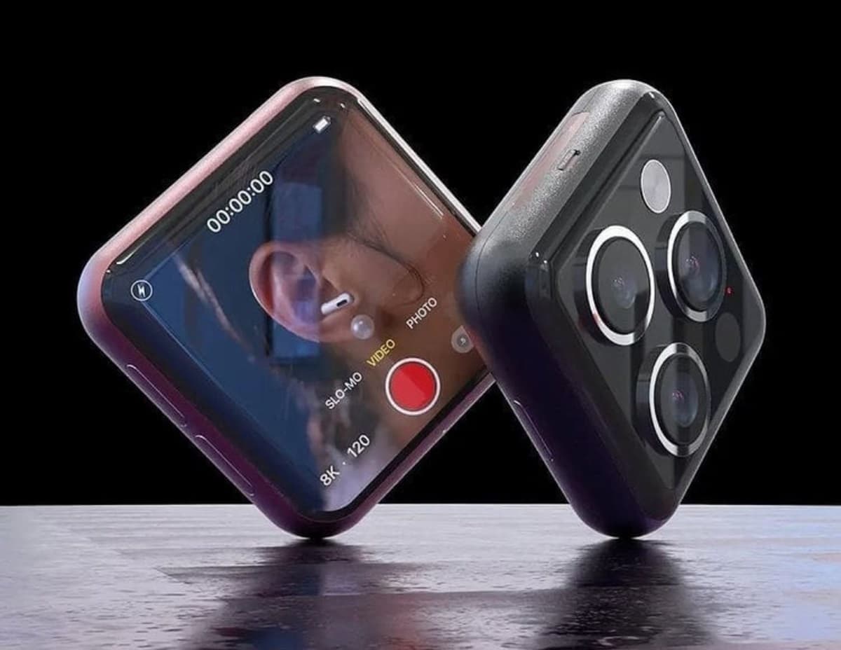不只iPhone！蘋果最新迷你相機「iPro Cam」，摺疊螢幕可把耳機放進去