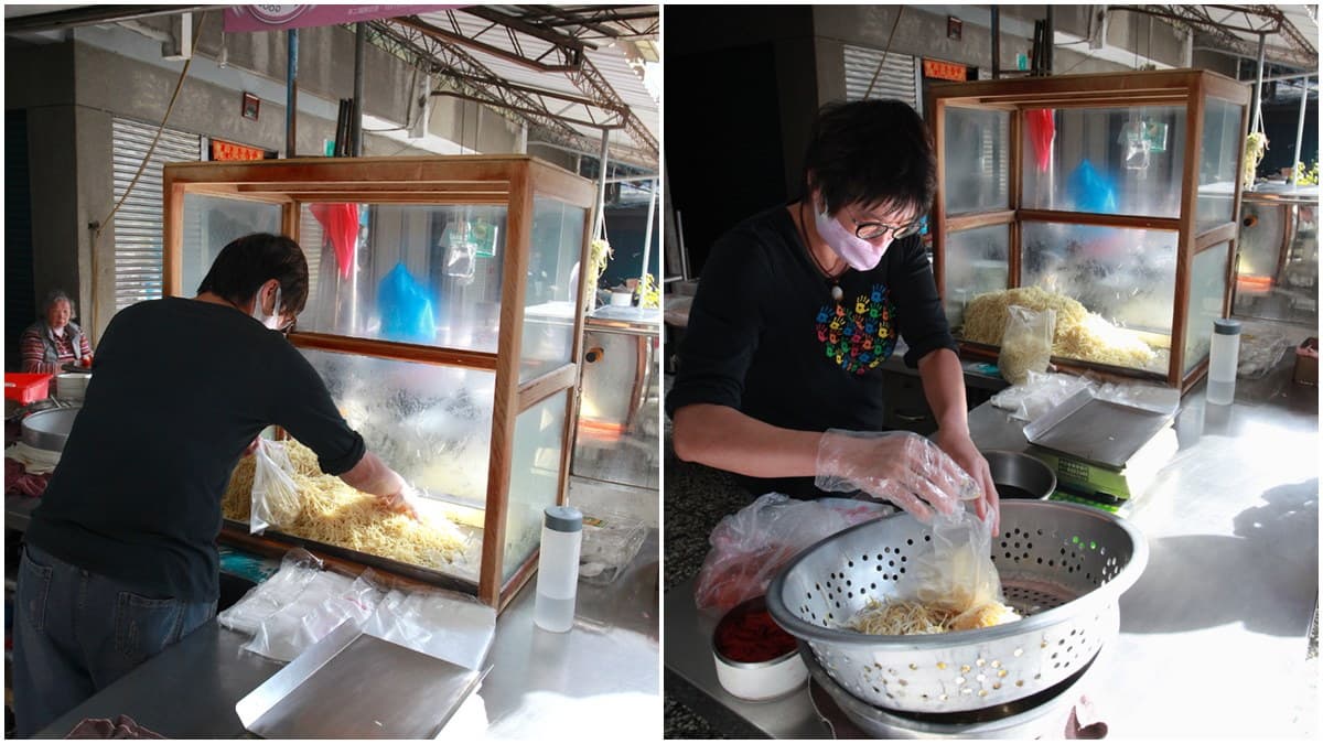 飄香超過60年！台南老麵店「爆量豆芽菜＋手工意麵」超浮誇，必搭特製蒜香醬