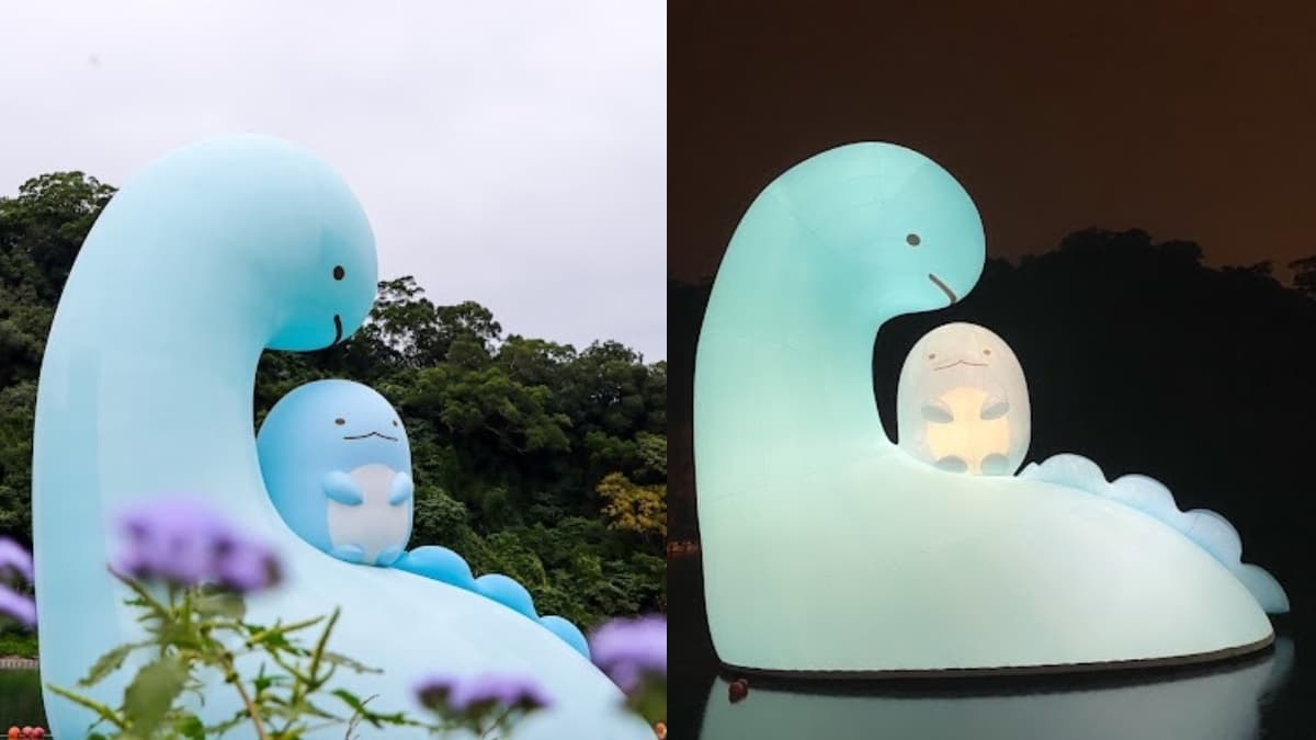 「角落小夥伴」登陸碧潭！連續92天免費拍，15公尺高水上地景＋夜晚點燈美翻